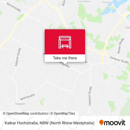 Карта Kalkar Hochstraße