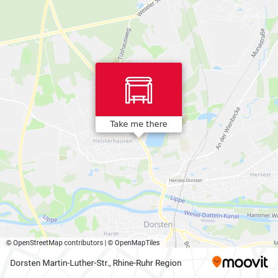 Dorsten Martin-Luther-Str. map