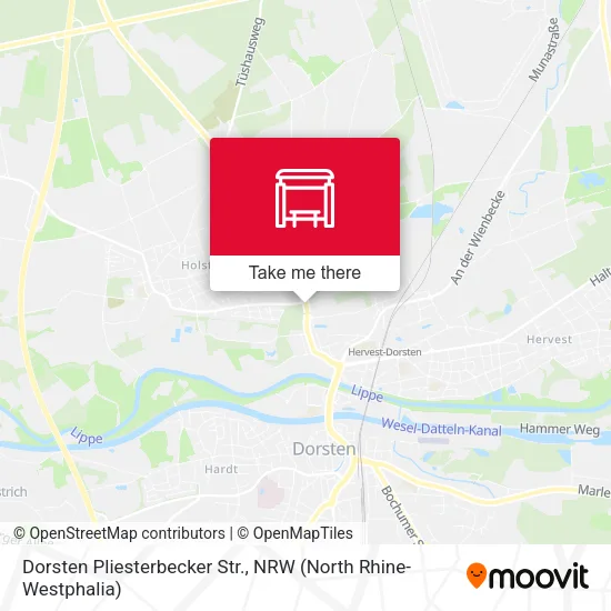 Карта Dorsten Pliesterbecker Str.