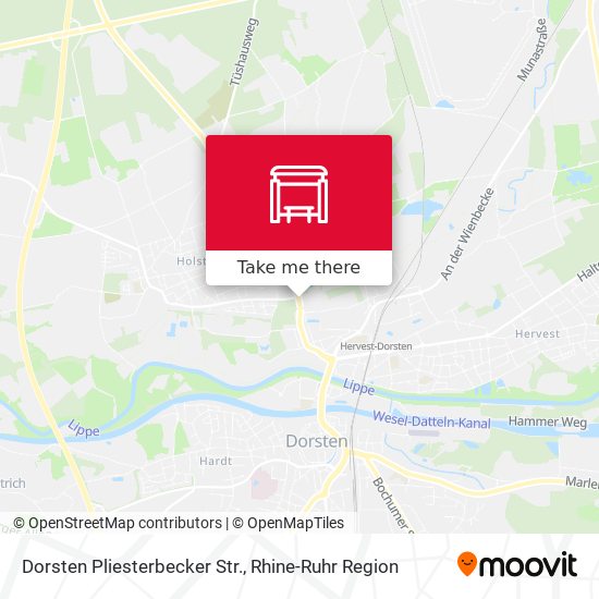 Dorsten Pliesterbecker Str. map