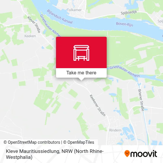 Kleve Mauritiussiedlung map