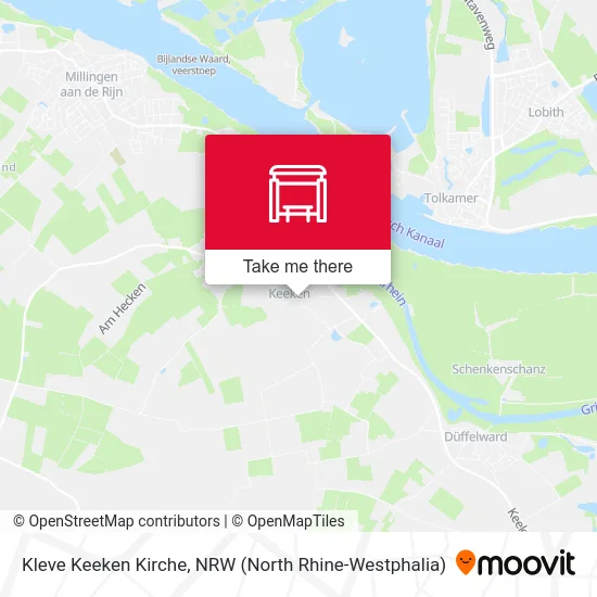 Kleve Keeken Kirche map