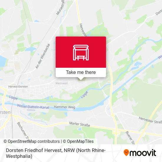 Карта Dorsten Friedhof Hervest