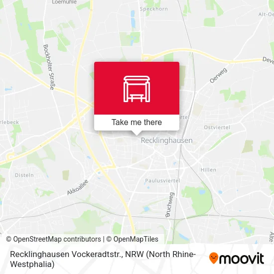 Карта Recklinghausen Vockeradtstr.