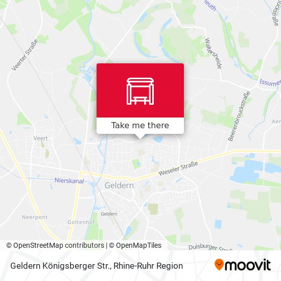 Geldern Königsberger Str. map