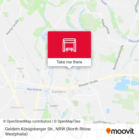 Карта Geldern Königsberger Str.