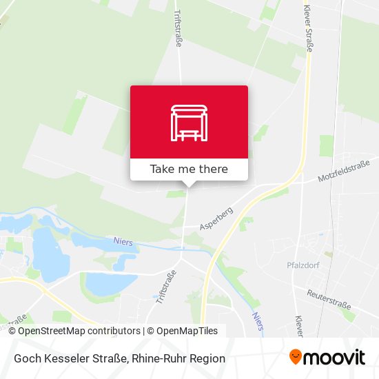 Goch Kesseler Straße map