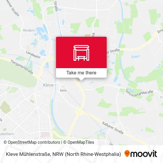 Карта Kleve Mühlenstraße