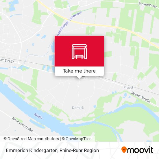 Emmerich Kindergarten map