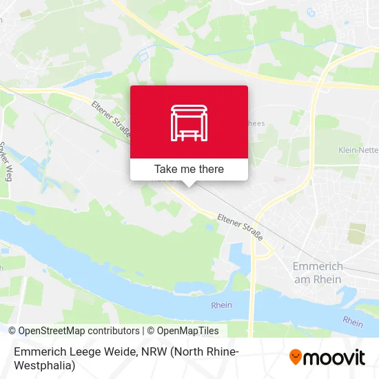 Emmerich Leege Weide map