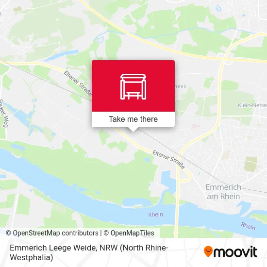 Emmerich Leege Weide map