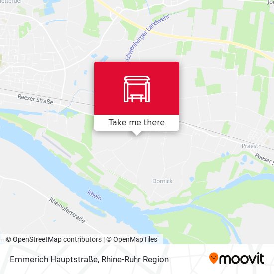 Emmerich Hauptstraße map