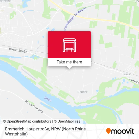 Emmerich Hauptstraße map