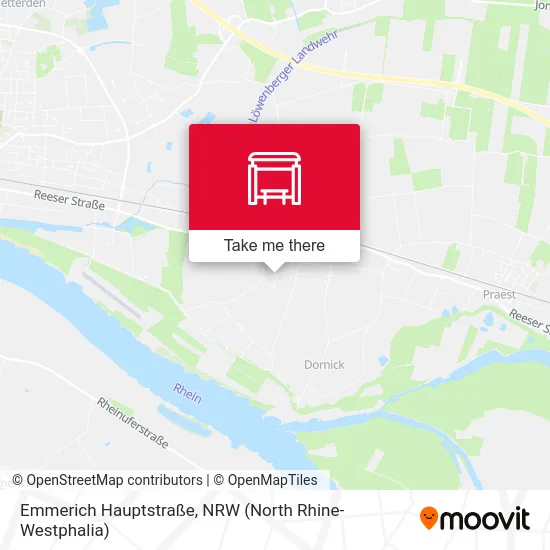 Emmerich Hauptstraße map