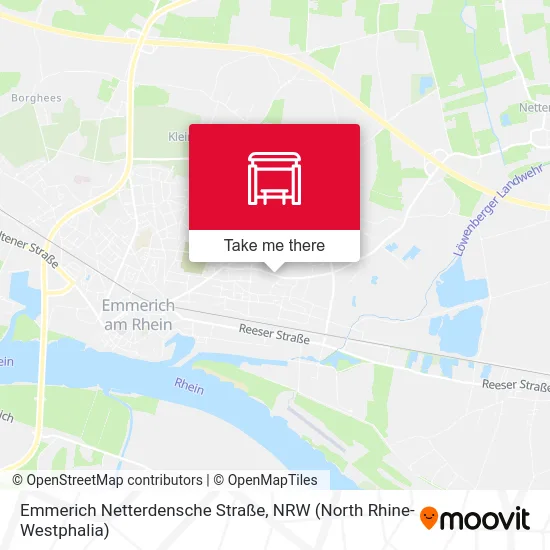 Карта Emmerich Netterdensche Straße