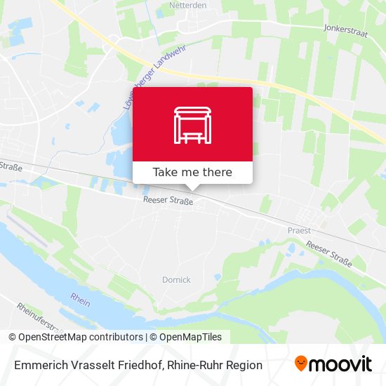 Emmerich Vrasselt Friedhof map