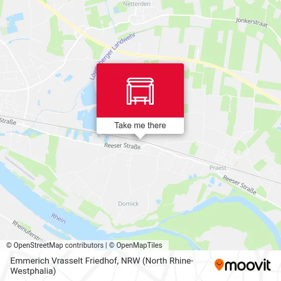 Emmerich Vrasselt Friedhof map