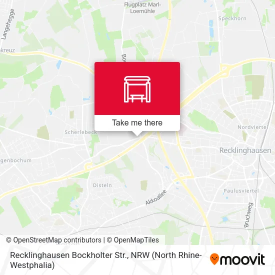 Карта Recklinghausen Bockholter Str.