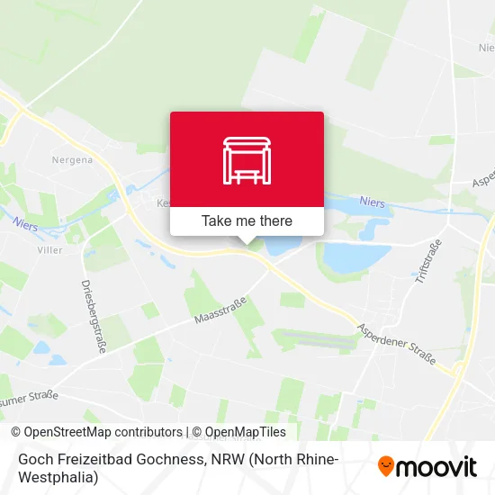 Goch Freizeitbad Gochness map