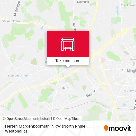 Карта Herten Margenboomstr.