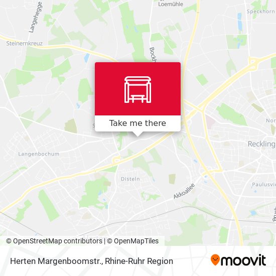 Herten Margenboomstr. map