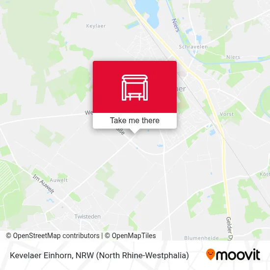 Kevelaer Einhorn map