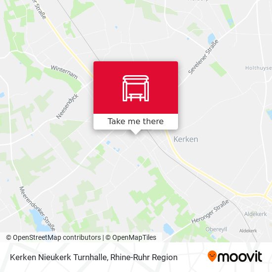 Kerken Nieukerk Turnhalle map