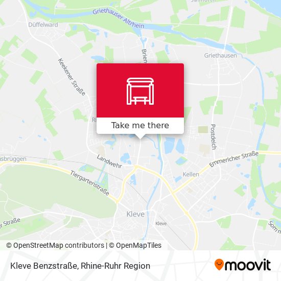 Kleve Benzstraße map