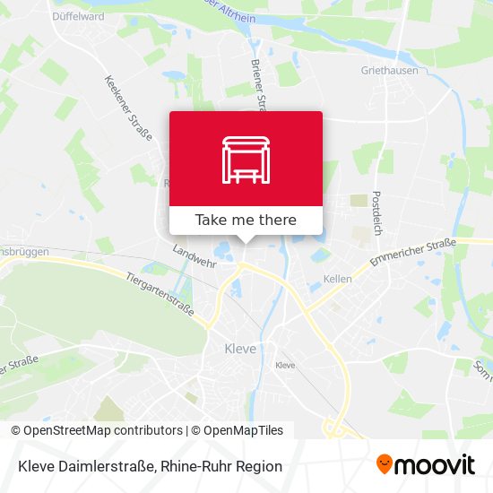 Kleve Daimlerstraße map