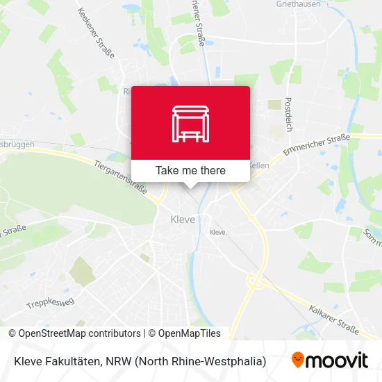 Карта Kleve Fakultäten