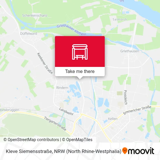 Kleve Siemensstraße map