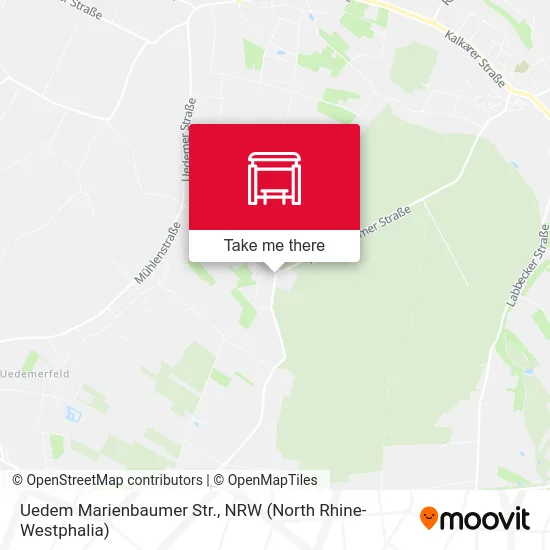 Uedem Marienbaumer Str. map