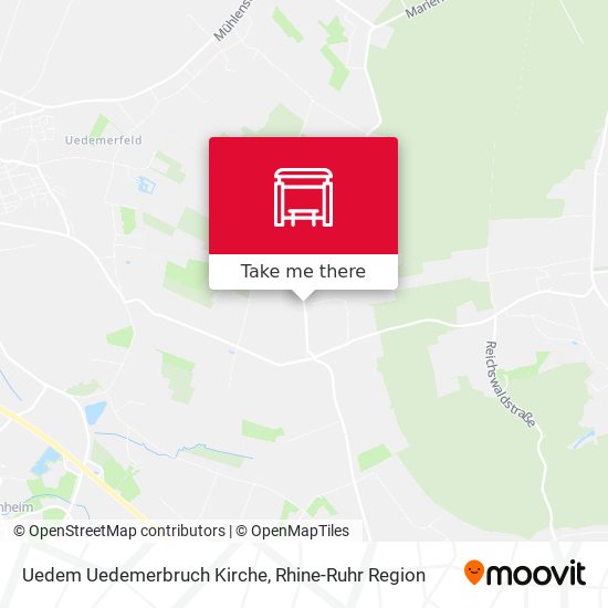 Uedem Uedemerbruch Kirche map