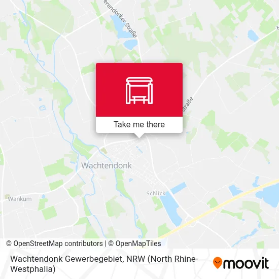 Wachtendonk Gewerbegebiet map
