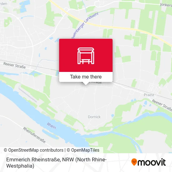 Emmerich Rheinstraße map