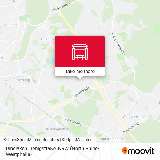 Dinslaken Liebigstraße map