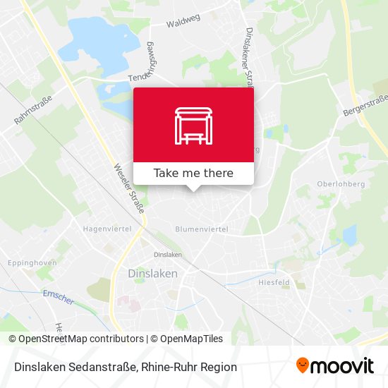 Dinslaken Sedanstraße map