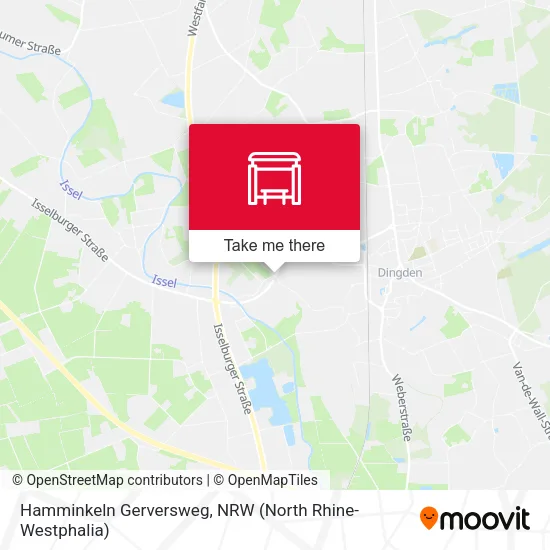 Карта Hamminkeln Gerversweg