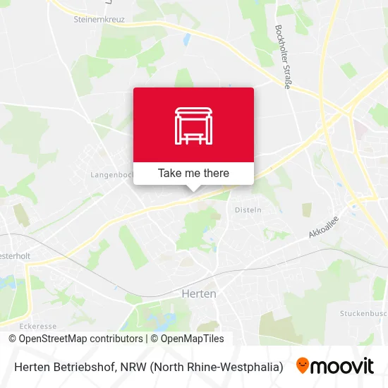 Herten Betriebshof map