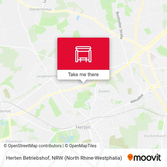 Herten Betriebshof map