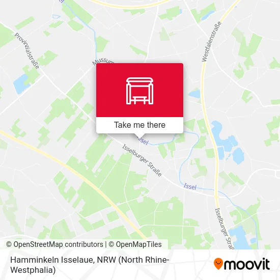 Карта Hamminkeln Isselaue