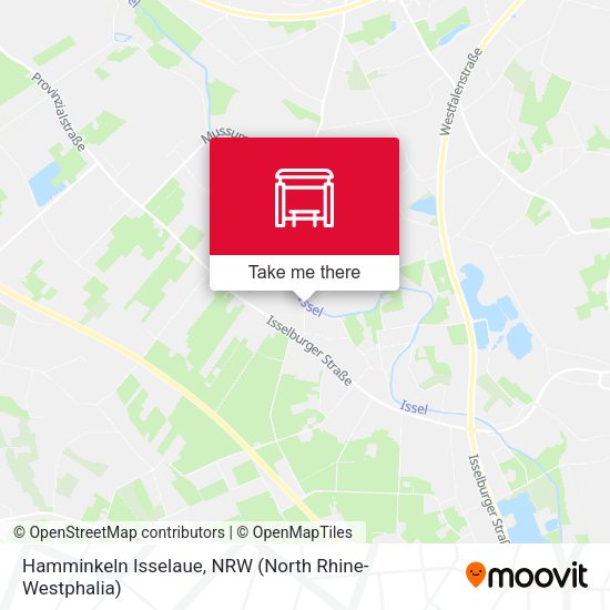 Карта Hamminkeln Isselaue