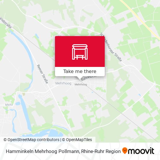 Hamminkeln Mehrhoog Pollmann map