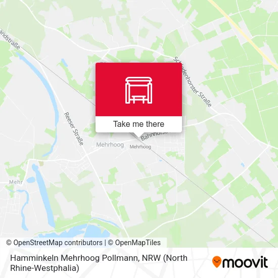 Карта Hamminkeln Mehrhoog Pollmann