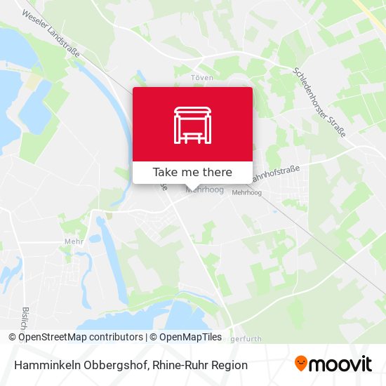 Hamminkeln Obbergshof map