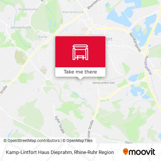 Kamp-Lintfort Haus Dieprahm map