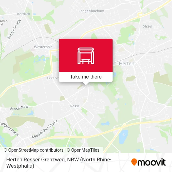 Карта Herten Resser Grenzweg