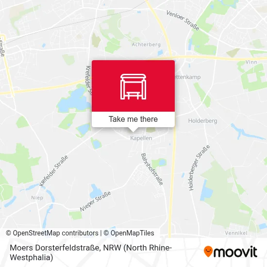 Moers Dorsterfeldstraße map