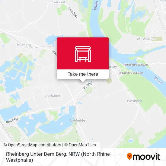 Карта Rheinberg Unter Dem Berg