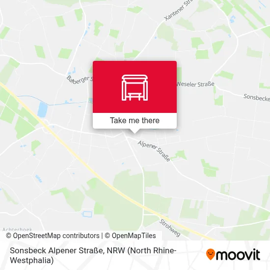 Sonsbeck Alpener Straße map